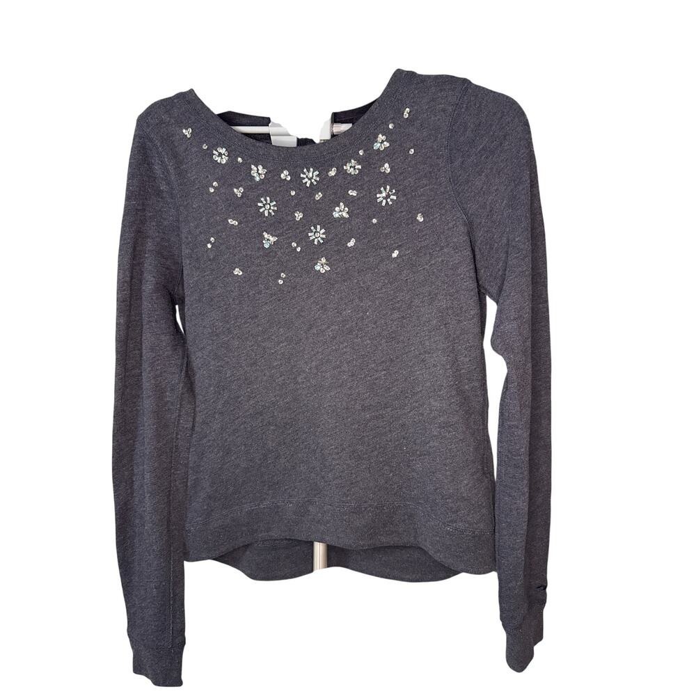 Hollister Navy Blue Crew Neck Sweater Women's Size M